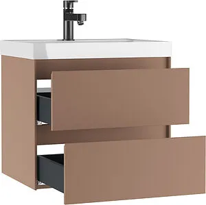 Тумба под умывальник подвесной Домино Verona 60 мокко DV2503T Тумба под умывальник подвесной Домино Verona 60 мокко DV2503T, 3