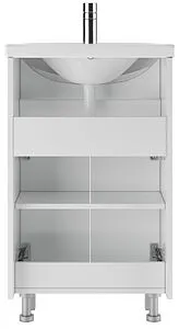 Тумба-умывальник напольная Айсберг Мечта 55 белый DM2329T+4607152360509 Тумба-умывальник напольная Айсберг Мечта 55 белый DM2329T+4607152360509, 5