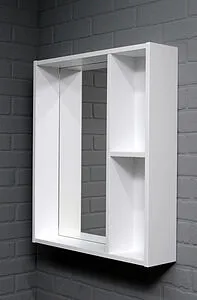 Шкаф-зеркало Айсберг Агата 60 белый DA6702HZ Шкаф-зеркало Айсберг Агата 60 белый DA6702HZ, 5