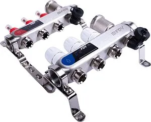 Группа коллекторная с расходомерами 3 отвода 1"в/в x ¾"ек FDV S1103C-2/3 Группа коллекторная с расходомерами 3 отвода 1"в/в x ¾"ек FDV S1103C-2/3, 5