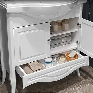 Тумба под умывальник напольный Opadiris Брунелла 80 белый матовый 00-00003631 Тумба под умывальник напольный Opadiris Брунелла 80 белый матовый 00-00003631, 4