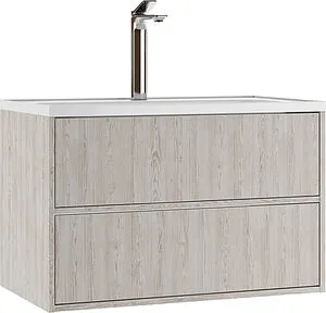 Тумба-умывальник подвесной Домино Dolche 80 сосна касцина DD5401T+4670142930273 Тумба-умывальник подвесной Домино Dolche 80 сосна касцина DD5401T+4670142930273, 1