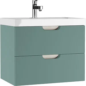 Тумба-умывальник подвесной Домино Dune 70 олива DD2505T+4627173210171 Тумба-умывальник подвесной Домино Dune 70 олива DD2505T+4627173210171, 1