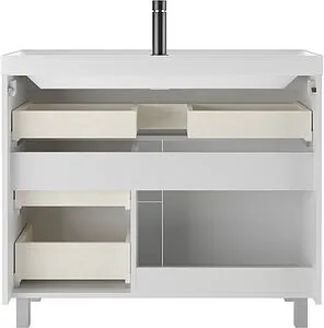 Тумба под умывальник напольный Домино Graffo 100 белый DGr2409T Тумба под умывальник напольный Домино Graffo 100 белый DGr2409T, 4