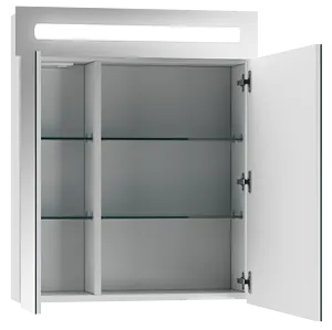 Шкаф-зеркало Домино Аврора 60 белый DV8005HZ Шкаф-зеркало Домино Аврора 60 белый DV8005HZ, 4