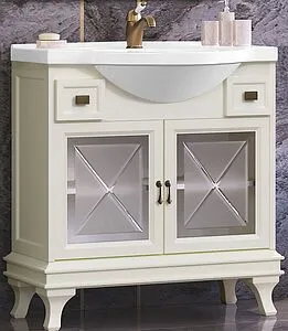 Тумба-умывальник напольный Opadiris Борджи 85 слоновая кость 00-00006742+1WH110265 Тумба-умывальник напольный Opadiris Борджи 85 слоновая кость 00-00006742+1WH110265, 1