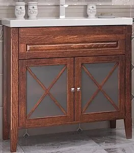 Тумба под умывальник напольный Opadiris Палермо 90 светлый орех 00-00002356 Тумба под умывальник напольный Opadiris Палермо 90 светлый орех 00-00002356, 1