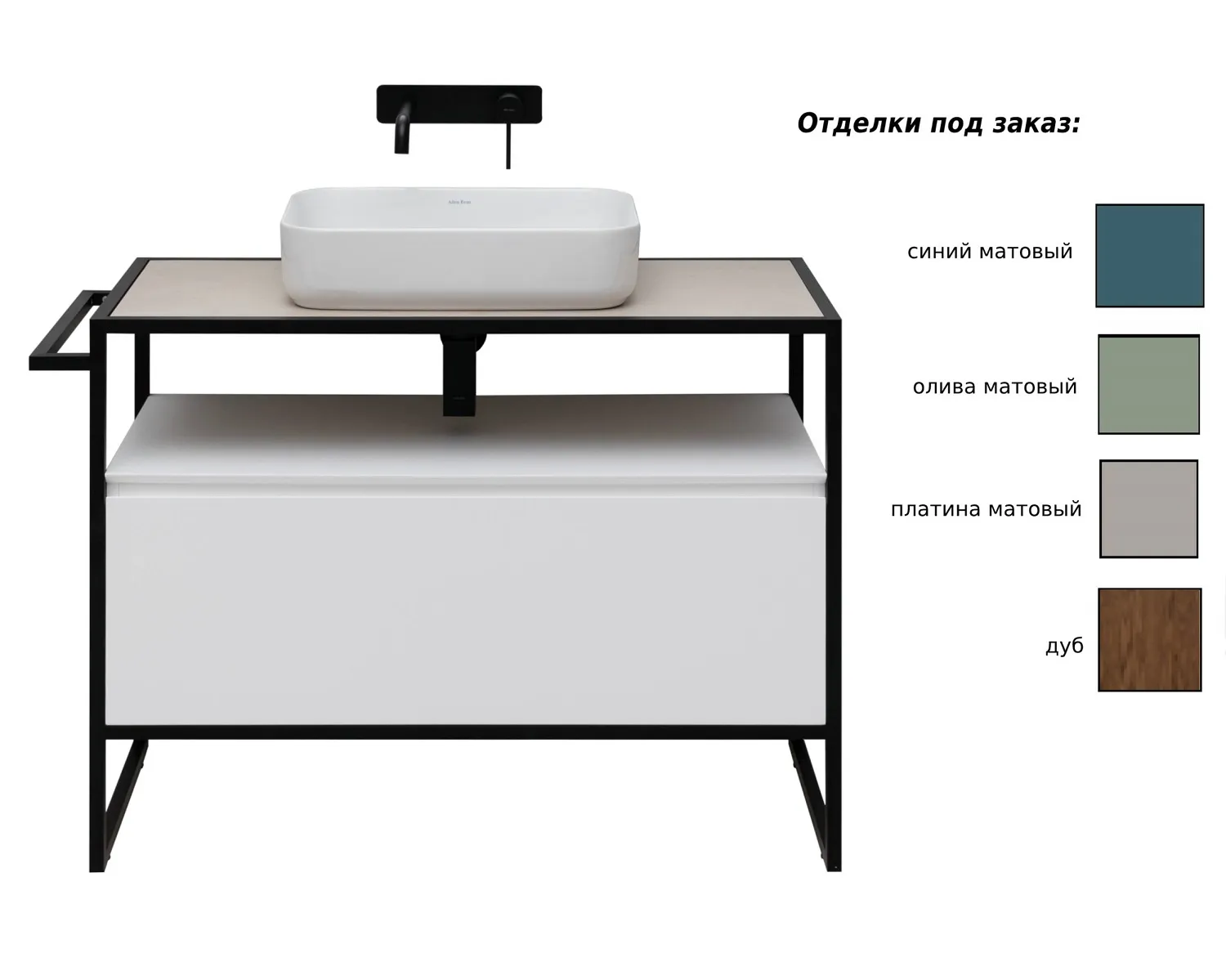 Тумба-умывальник напольная Allen Brau Priority 80 белый 1.31002.WM+ Тумба-умывальник напольная Allen Brau Priority 80 белый 1.31002.WM+, 3