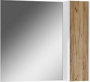 Шкаф-зеркало Домино Uno 80 дуб вотан/белый DU1513HZ Шкаф-зеркало Домино Uno 80 дуб вотан/белый DU1513HZ, 3