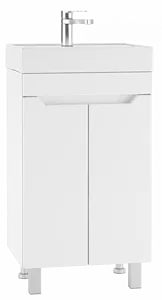 Тумба-умывальник напольный Айсберг Мечта 50 белый DM2301T+4607152361544 Тумба-умывальник напольный Айсберг Мечта 50 белый DM2301T+4607152361544, 1