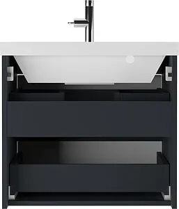 Тумба-умывальник подвесная Домино Karat 60 серый тауп DK3215T+4627173210164 Тумба-умывальник подвесная Домино Karat 60 серый тауп DK3215T+4627173210164, 5