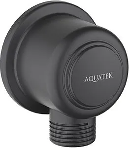Шланговое подключение Aquatek Классик чёрный матовый AQ2461MB Шланговое подключение Aquatek Классик чёрный матовый AQ2461MB, 1