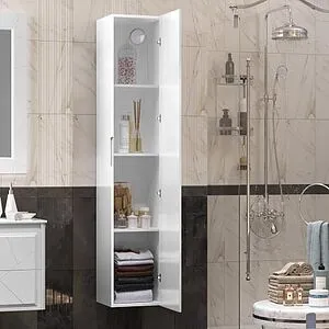 Шкаф-пенал подвесной Opadiris Луиджи 35 белый 00-00002268 Шкаф-пенал подвесной Opadiris Луиджи 35 белый 00-00002268, 4