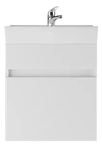 Тумба-умывальник подвесной Айсберг Классик 50 белый DA3008T+4607152361544 Тумба-умывальник подвесной Айсберг Классик 50 белый DA3008T+4607152361544, 3