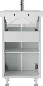 Тумба-умывальник напольная Айсберг Промо 50 белый DP2613T+4607152363494 Тумба-умывальник напольная Айсберг Промо 50 белый DP2613T+4607152363494, 5