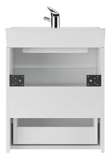 Тумба-умывальник подвесная Айсберг Классик 50 белый DA3008T+4607152361544 Тумба-умывальник подвесная Айсберг Классик 50 белый DA3008T+4607152361544, 5