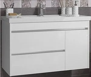 Тумба-умывальник подвесной Opadiris Фреш 100 белый 00-00007083+031400-u Тумба-умывальник подвесной Opadiris Фреш 100 белый 00-00007083+031400-u, 1