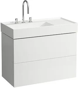 Тумба под умывальник подвесной Laufen Kartell 90 белый матовый 4.0761.8.033.640.1 Тумба под умывальник подвесной Laufen Kartell 90 белый матовый 4.0761.8.033.640.1, 1