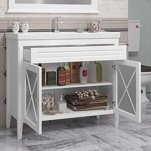 Тумба-умывальник напольная Opadiris Палермо 100 белый 00-00006722+031400-u Тумба-умывальник напольная Opadiris Палермо 100 белый 00-00006722+031400-u, 3