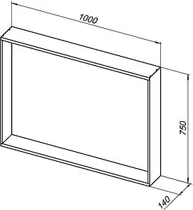 Зеркало с подсветкой Allen Brau Priority 75x100 серебро браш 1.32020.02 Зеркало с подсветкой Allen Brau Priority 75x100 серебро браш 1.32020.02, 2