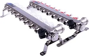 Группа коллекторная с расходомерами 8 отводов 1"в/в x ¾"ек FDV S1103C-2/8 Группа коллекторная с расходомерами 8 отводов 1"в/в x ¾"ек FDV S1103C-2/8, 3