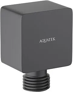 Шланговое подключение Aquatek чёрный матовый AQ2459MB Шланговое подключение Aquatek чёрный матовый AQ2459MB, 1