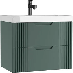 Тумба-умывальник подвесной Домино Garden 70 зеленый матовый DG2503T+4670142930037 Тумба-умывальник подвесной Домино Garden 70 зеленый матовый DG2503T+4670142930037, 1