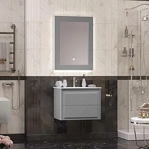 Зеркало с подсветкой Opadiris Луиджи 70 серый матовый 00-00000542 Зеркало с подсветкой Opadiris Луиджи 70 серый матовый 00-00000542, 3