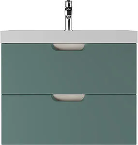 Тумба-умывальник подвесная Домино Dune 70 олива DD2505T+4627173210171 Тумба-умывальник подвесная Домино Dune 70 олива DD2505T+4627173210171, 4