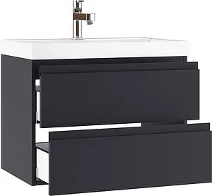 Тумба-умывальник подвесной Домино Graffo 70 графит DGr2112T+4627173210171 Тумба-умывальник подвесной Домино Graffo 70 графит DGr2112T+4627173210171, 4