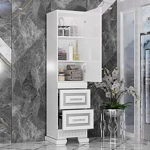 Шкаф-пенал напольный Opadiris Оникс 50 R белый Z0000005504 Шкаф-пенал напольный Opadiris Оникс 50 R белый Z0000005504, 4