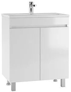 Тумба-умывальник напольный Айсберг Норма 70 белый DA1657T+4620008197746 Тумба-умывальник напольный Айсберг Норма 70 белый DA1657T+4620008197746, 1