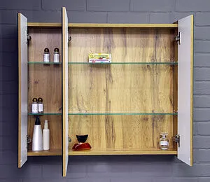 Шкаф-зеркало Домино Bruno 80 дуб вотан DBr2905HZ Шкаф-зеркало Домино Bruno 80 дуб вотан DBr2905HZ, 3