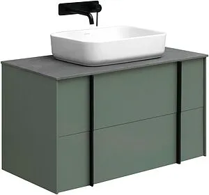 Тумба-умывальник подвесной Allen Brau Reality 90 олива 1.32006.CGM+ Тумба-умывальник подвесной Allen Brau Reality 90 олива 1.32006.CGM+, 1