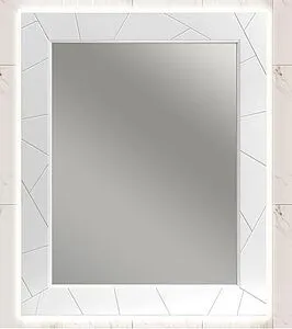 Зеркало с подсветкой Opadiris Луиджи 80 белый матовый 00-00006554 Зеркало с подсветкой Opadiris Луиджи 80 белый матовый 00-00006554, 1