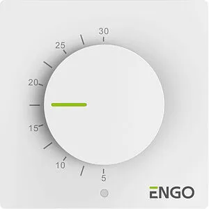 Проводной комнатный терморегулятор ENGO белый ESIMPLE-230W Проводной комнатный терморегулятор ENGO белый ESIMPLE-230W, 1