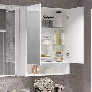 Шкаф-зеркало Opadiris Фреш 60 белый 00-00002128 Шкаф-зеркало Opadiris Фреш 60 белый 00-00002128, 4