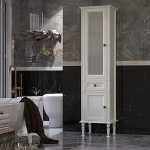 Шкаф-пенал напольный Opadiris Кантара 46 L белый 00-00004342 Шкаф-пенал напольный Opadiris Кантара 46 L белый 00-00004342, 3