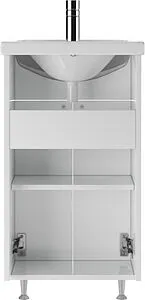 Тумба-умывальник напольная Айсберг Промо 45 белый DP2610T+4607152361988 Тумба-умывальник напольная Айсберг Промо 45 белый DP2610T+4607152361988, 5