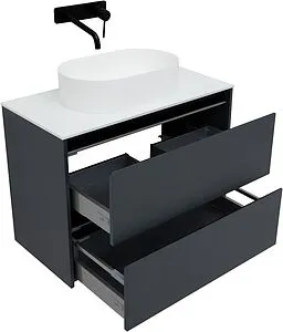 Тумба-умывальник подвесная Allen Brau Activity 90 антрацит 1.34005.AM+ Тумба-умывальник подвесная Allen Brau Activity 90 антрацит 1.34005.AM+, 4