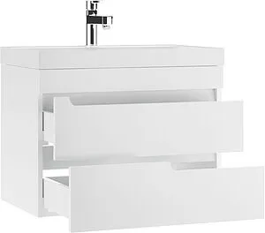 Тумба-умывальник подвесная Айсберг Веста 70 белый DV5916T+4670142930037 Тумба-умывальник подвесная Айсберг Веста 70 белый DV5916T+4670142930037, 4