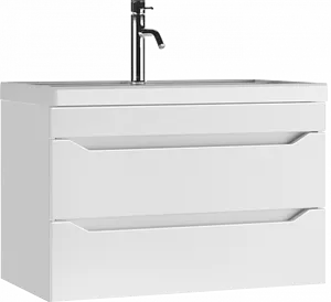 Тумба-умывальник подвесная Айсберг Ева 80 белый DA5917T+4670142930020 Тумба-умывальник подвесная Айсберг Ева 80 белый DA5917T+4670142930020, 1