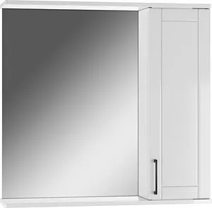 Шкаф-зеркало Домино Charlie 80 R белый DCh2520HZ Шкаф-зеркало Домино Charlie 80 R белый DCh2520HZ, 1