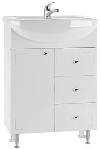 Тумба-умывальник напольная Айсберг Классик 60 белый DA1023T+4620008192772 Тумба-умывальник напольная Айсберг Классик 60 белый DA1023T+4620008192772, 1