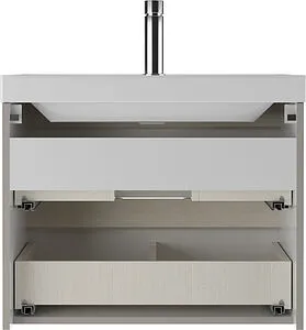 Тумба под умывальник подвесной Домино Classica 70 серый тауп DD2502T Тумба под умывальник подвесной Домино Classica 70 серый тауп DD2502T, 5