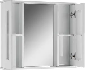 Шкаф-зеркало Айсберг Кристалл 80 белый DA1804HZ Шкаф-зеркало Айсберг Кристалл 80 белый DA1804HZ, 3