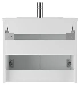 Тумба-умывальник подвесная Домино Optima 60 белый матовый DO1901T+WB.FN/Quadro/60-C/WHT.G/S1 Тумба-умывальник подвесная Домино Optima 60 белый матовый DO1901T+WB.FN/Quadro/60-C/WHT.G/S1, 5
