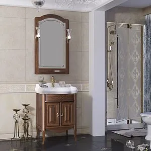 Зеркало Opadiris Лоренцо 60 светлый орех 00-00007044 Зеркало Opadiris Лоренцо 60 светлый орех 00-00007044, 2