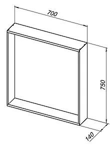Зеркало с подсветкой Allen Brau Priority 75x70 латунь браш 1.32017.03 Зеркало с подсветкой Allen Brau Priority 75x70 латунь браш 1.32017.03, 2