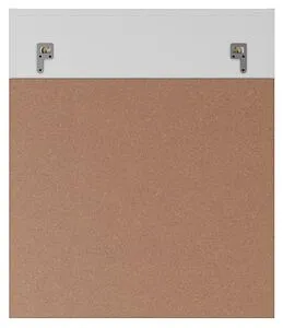 Шкаф двухстворчатый Айсберг Волна 02-60 белый DA1067HR Шкаф двухстворчатый Айсберг Волна 02-60 белый DA1067HR, 3